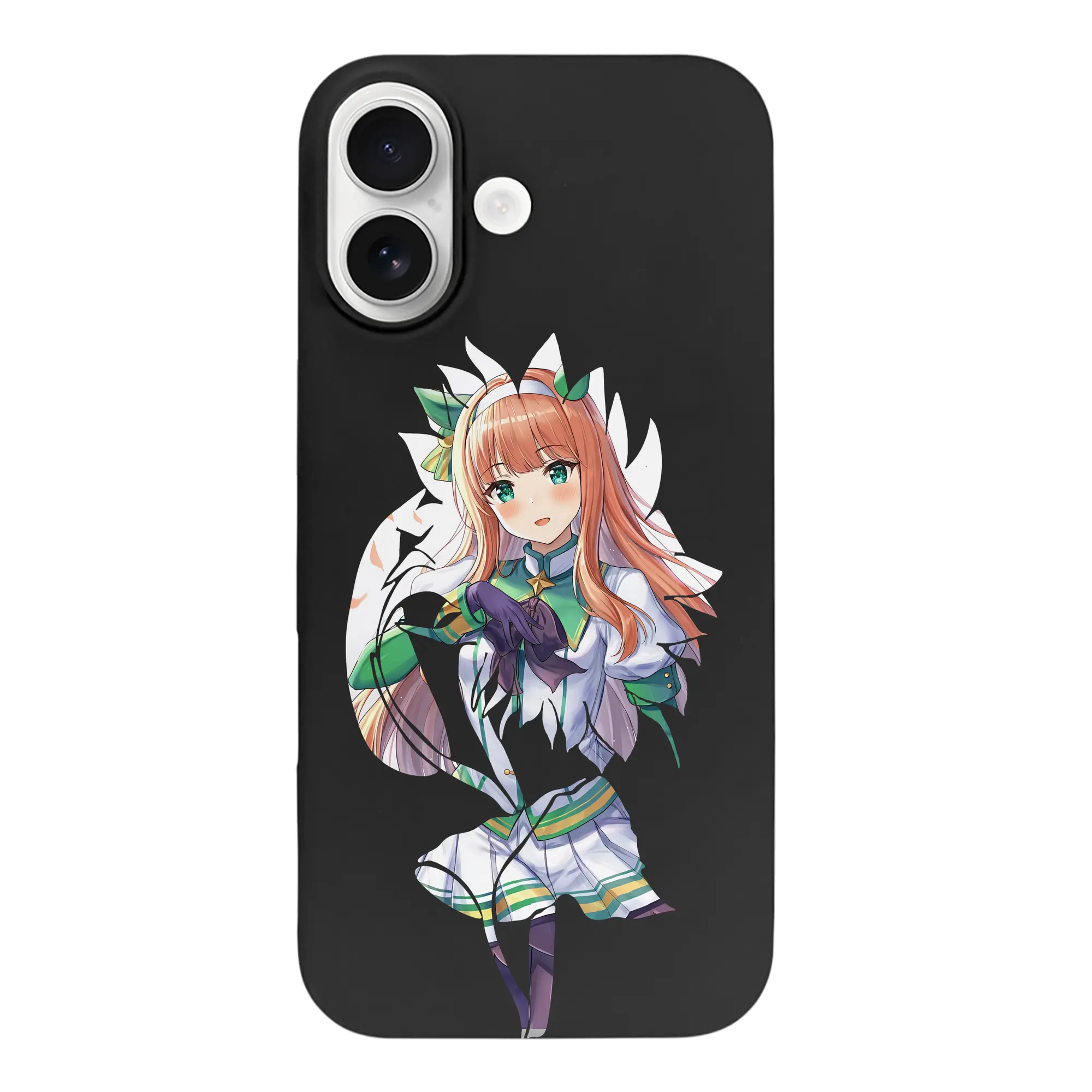 ウマ娘 プリティーダービー グッズ サイレンススズカ - iPhone 17 シリーズ シリコンケース 薄型 耐衝撃 指紋防止 ソフトタッチカバー 精密フィット 傷防止 保護ケース iPhone 17/17 Air/17 Pro/17 Pro Max 対応